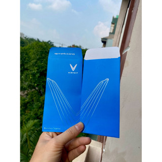 Lì xì Vinfast, in logo nhũ bạc, lì xì Tết, quà tặng ý nghĩa, dùng sự kiện