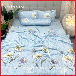 🌱ẢNH THẬT🌱Bộ Ga Gối Lyocell Microfiber Nằm Thoáng Mát, Mềm Mại, Thấm Hút Mồ Hôi Tốt _Chăn Ga Sỉ HCM