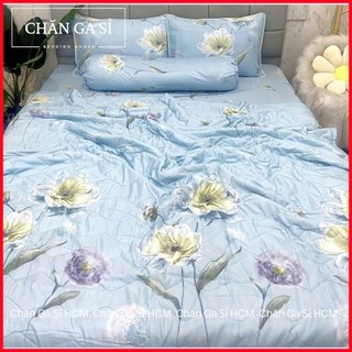 🌱ẢNH THẬT🌱Bộ Ga Gối Lyocell Microfiber Nằm Thoáng Mát, Mềm Mại, Thấm Hút Mồ Hôi Tốt _Chăn Ga Sỉ HCM