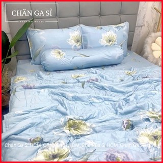 🌱ẢNH THẬT🌱Bộ Ga Gối Lyocell Microfiber Nằm Thoáng Mát, Mềm Mại, Thấm Hút Mồ Hôi Tốt _Chăn Ga Sỉ HCM
