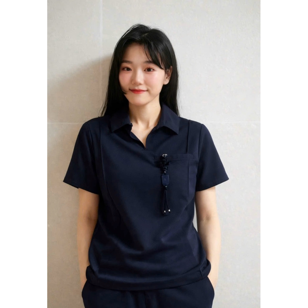 Đồng phục spa,thẩm mỹ viện chất liệu cotton lạnh cao cấp hàng thiết kế