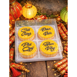 Hộp nhựa 4 ngăn nắp trong