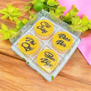 Hộp nhựa 4 ngăn nắp trong