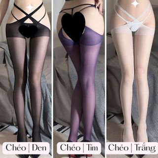 [LaMeo Lingerie] Quần tất, Tất đai, Tất đùi ren lưới sexy phối dây kẹp tất bản lưng chống tụt garter cho nữ