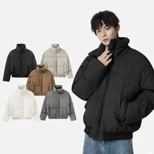 Áo Phao BOXY Túi Phồng Cao Cấp Unisex Cổ Cao Tay Dài Dáng Lửng Phong Cách Mỹ Hàn Dành Cho Cả Nam Nữ, Ao Ch