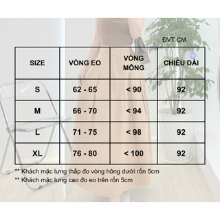 (Deal mở bán) Chân váy xếp ly dài xòe bồng bảng lưng cao che bụng Váy chữ A xếp ly kaki dài 92cm Lolalalo