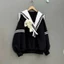 Áo swater nam nữ Thuỷ Thủ 2 kẻ Khăn nơ Unisex Thu Đông 2026