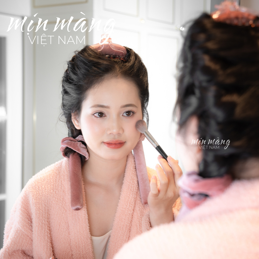 Thanh Uốn Quấn Tóc Xoăn Không Nhiệt Nhung Chính Hãng MỊN MÀNG VIỆT NAM Vải Lụa Lõi Bông Êm Ái