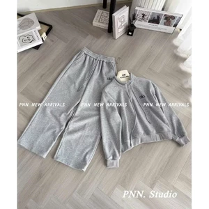 Set Bộ Nỉ Lót Lông Ala - Áo Khoác Dài Tay Cổ Lọ Mix Quần Dài Cạp Chun Co Giăn Có Túi Phong Cách Trẻ Trung Nhẹ Nhàng