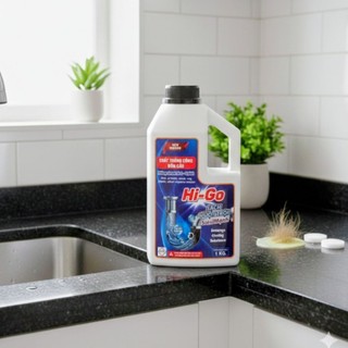 Nước Thông Cống HIGO 1 Chai – Thông Nhanh, Khử Mùi – Dễ Sử Dụng( 1 chai cho nghẹt nhẹ, đường ống nước ngắn)