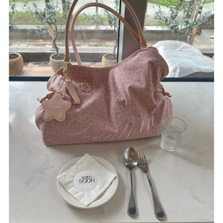 Túi BadBlue Washed Leopard Dimsum Bag