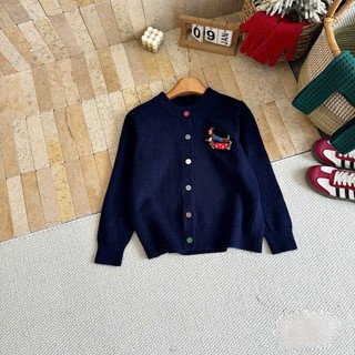 Áo Len Sweater Nữ Tay Dài Phối Cúc Gài Nhiều Màu Kèm Charm Cún Gài Áo Form Dáng Rộng Hàng Quảng Châu.