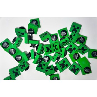 CHARM CHÍNH HÃNG: Charm gắn dép Creeper Vuông Pixel Dễ Thương - Hàng chất dày - cứng- nút gắn xịn