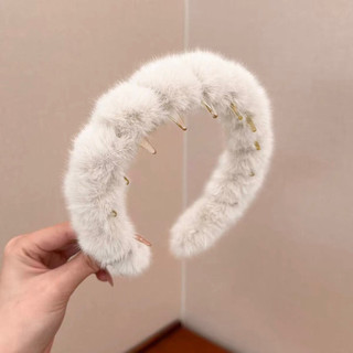 Băng đô lượn sóng sang trọng với họa tiết báo ngọt ngào phụ kiện tóc nữ