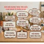 bảng gỗ treo trang trí khắc cắt nội dung theo yêu cầu, biển hiệu tên shop, bảng chụp hình sản phẩm màu nâu kem