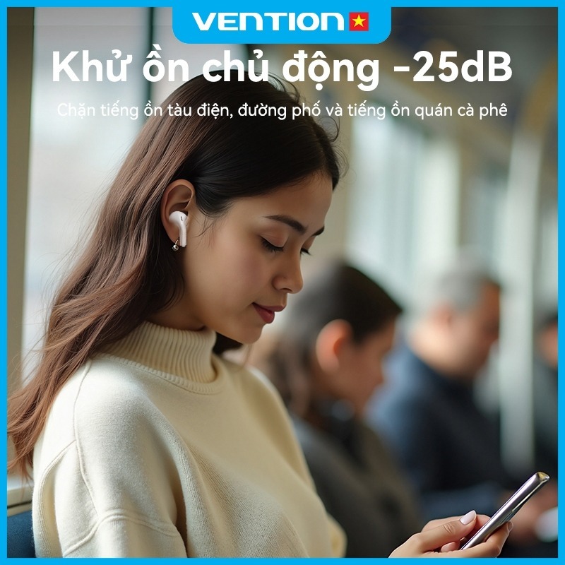 Tai Nghe Bluetooth 6.0 E11 Plus Kết nối Không Độ Trễ, Tích hợp App,Thời Lượng Pin Lên Tới 30 Giờ