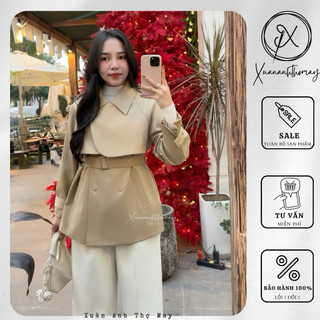 Áo mangto kaki cúc bấm (75cm) - Xuananhthomay