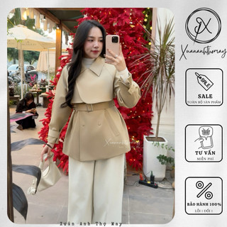 Áo mangto kaki cúc bấm (75cm) - Xuananhthomay