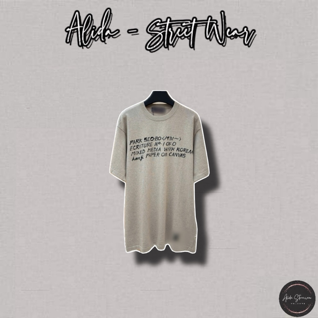 ⚡️[Hight Quality] ÁoPhông Len \Park Bo G1m T Shirts Ready To Wear - Điểm Nhấn Chữ Dệt Kim Phối Màu Cao Cấp Street Wear