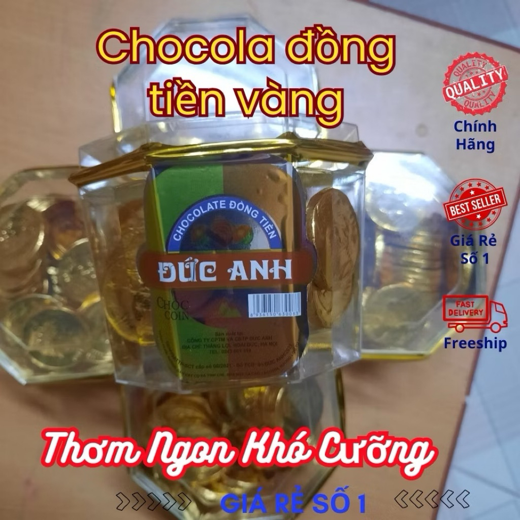 Kẹo Sô Cô La Đồng Tiền Đức Anh ( kẹo socola )
