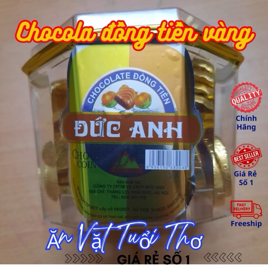 Kẹo Sô Cô La Đồng Tiền Đức Anh ( kẹo socola )