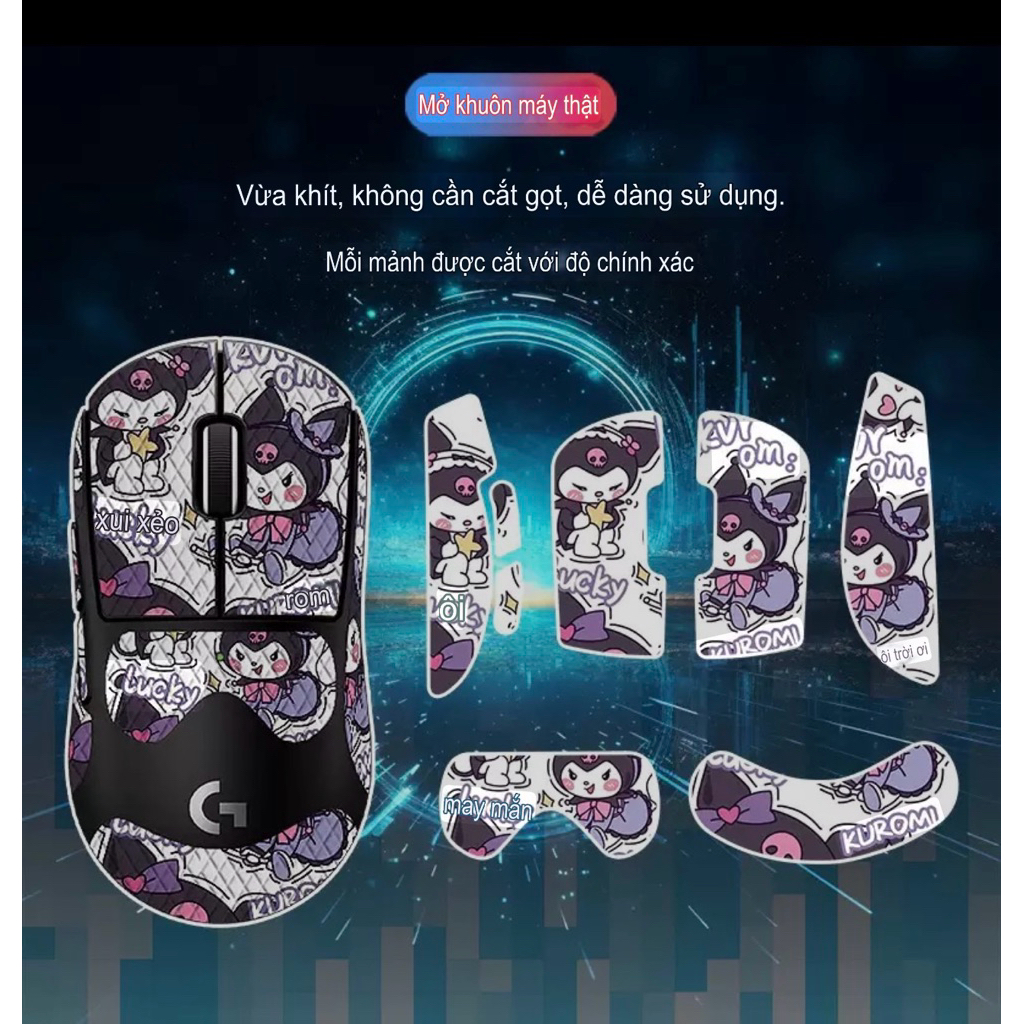 (HÀNG LOẠI 1) G PRO - Miếng Dán Chống Trơn Trượt Cho Chuột Logitech Gpro Wireless / Supper Light / Griptape Skin | BigBuy360 - bigbuy360.vn