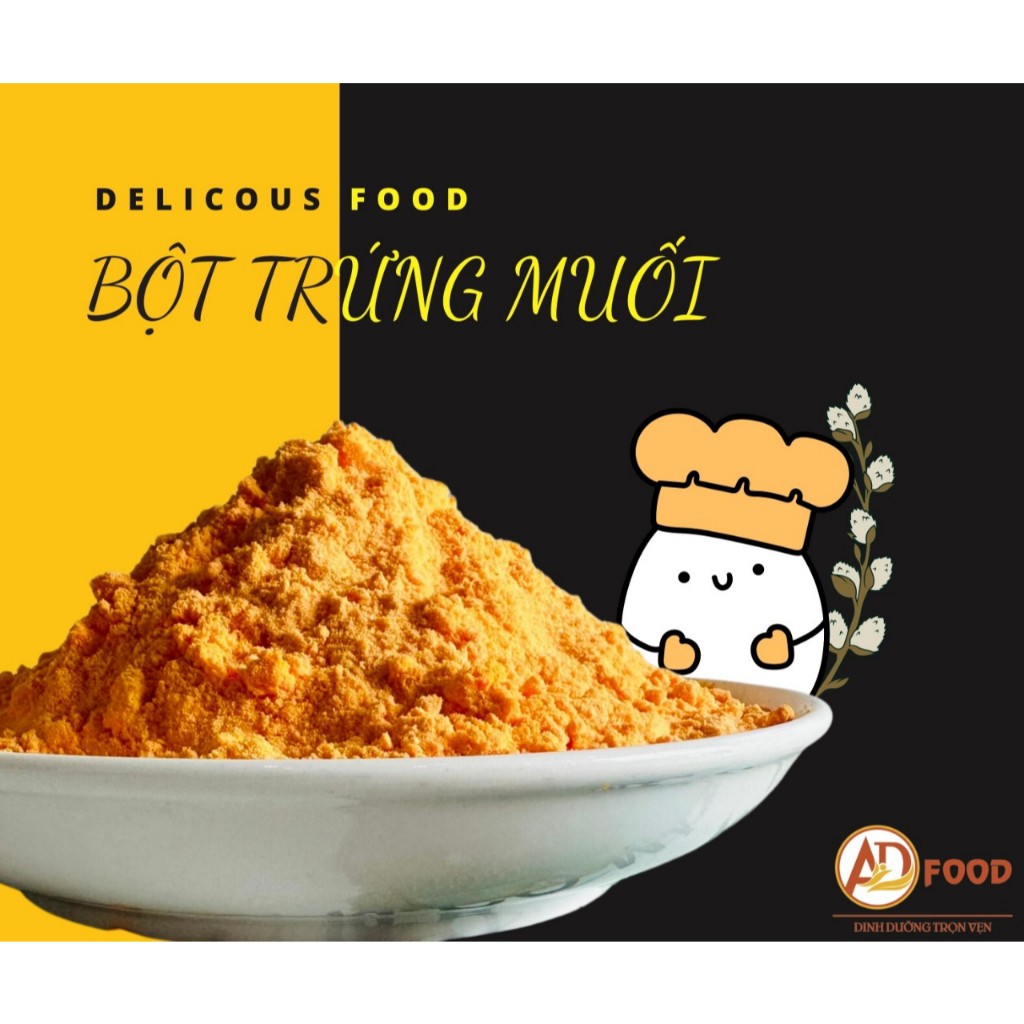 1kg/500g  Bột Trứng Muối khô mịn lắc các món chiên, làm gia vị nấu ăn,...