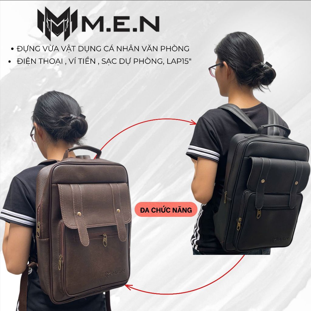 Ba lô da cao cấp Dafical Men chất lượng [BẢO HÀNH 1 NĂM]