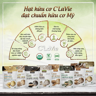 Đậu Hạt Hữu Cơ C'LaVie 200g Hỗ Trợ Tiêu Hóa, Hệ Đường Ruột Khỏe mạnh - Natural Market