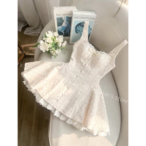 VÁY CORSET CÔNG CHÚA HOA NHÍ VINTAGE PHỐI TẦNG REN DÁNG XÒE TIỂU THƯ HOTTREND NOEL TẾT 2026 (ẢNH THẬT)