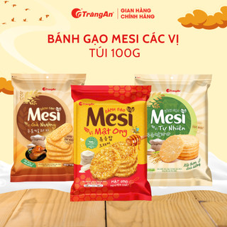 Bánh gạo Mesi Tràng An chính hãng 3 hương vị ngon đậm đà nhiều combo đa dạng