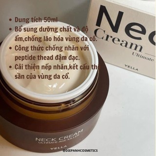 Kem dưỡng cổ Vella Neck Cream Ultimate Age Killer kem dưỡng da cổ Vella Neck chống nhăn 50ml - Kosmi Beauty