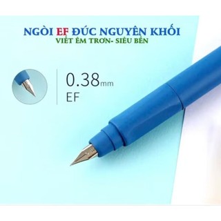 Combo 4 bút máy bấm ngòi EF kèm 50 ống mực+piston hút mực- sử dụng cả mực ống và mực lọ