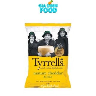 Khoai Tây Chiên Tyrrells – Giòn Rụm, Hảo Hạng, Vị Đậm Đà Gói 40g
