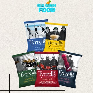 Khoai Tây Chiên Tyrrells – Giòn Rụm, Hảo Hạng, Vị Đậm Đà Gói 40g