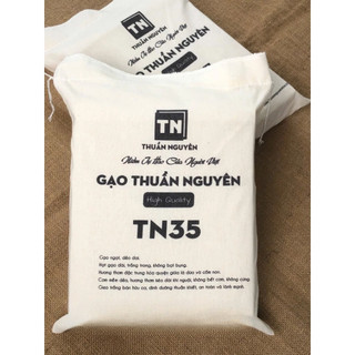Gạo Dẻo Thơm Hạt Dài, Giàu Đạm Mềm Ngọt Cơm Ngon, Tơi Không Khô | Gạo Thuần Nguyên TN35