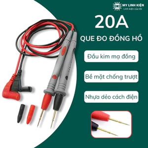 Que đo dây đo đồng hồ vạn năng 20A 1000V mềm dẻo chẩt lượng cao.