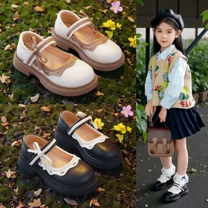 Giày đốc phối ren D21 siêu cute cho bé gái