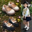 Giày đốc phối ren D21 siêu cute cho bé gái