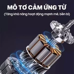 Máy Xịt Rửa Xe Gia Đình Có Núm Chỉnh Áp Mo2000pro - Xịt Rửa Ô Tô, Xe Máy, Sân Vườn, Rong Rêu, Tưới Cây - Lõi Đồng 100% — ảnh 4