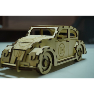HDLaser mô hình ô tô lắp ghép DIY-Cars HDC002(22x10x12cm)