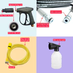 Máy Xịt Rửa Xe Gia Đình Có Núm Chỉnh Áp Mo2000pro - Xịt Rửa Ô Tô, Xe Máy, Sân Vườn, Rong Rêu, Tưới Cây - Lõi Đồng 100% — ảnh 3