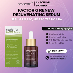 Serum Sesderma Factor G Rejuvenating Renew Serum 30ml – Serum Tái Tạo Da, Hỗ Trợ Trẻ Hóa