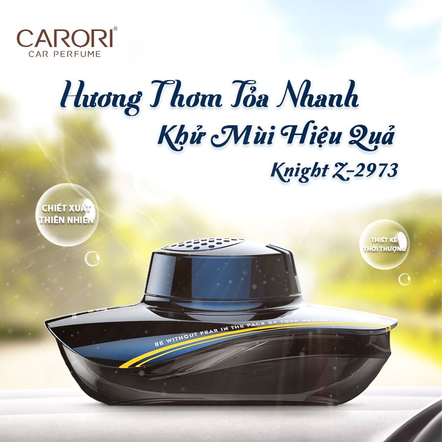 Nước Hoa Khử Mùi Trên Ô Tô CARORI Knight Z-2973 Ocean Breeze 45ml Phù Hợp Cho Nhiều Dòng Xe Ô Tô Xe Hơi Xe Tải