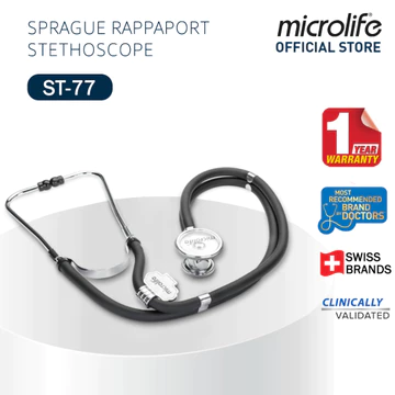 Ống Nghe Y Tế 2 Dây Microlife ST-77 Chính Hãng | Nghe Huyết Áp, Nhịp Tim và Phổi Chất Lượng Cao
