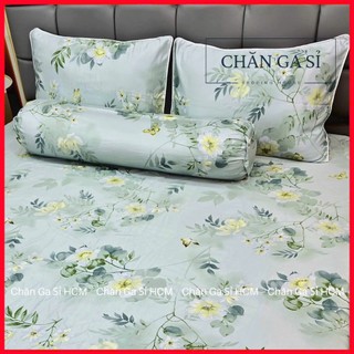 🌱ẢNH THẬT🌱Bộ Ga Gối Lyocell Microfiber Nằm Thoáng Mát, Mềm Mại, Thấm Hút Mồ Hôi Tốt _Chăn Ga Sỉ HCM