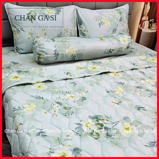 🌱ẢNH THẬT🌱Bộ Ga Gối Lyocell Microfiber Nằm Thoáng Mát, Mềm Mại, Thấm Hút Mồ Hôi Tốt _Chăn Ga Sỉ HCM