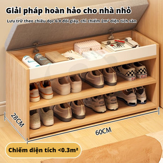 Ghế thay giày tủ đựng giày Đa Năng Ngăn Chứa Đồ Tiết Kiệm Diện Tích Cho Căn Hộ Nhỏ Giá Tốt Giảm 45%