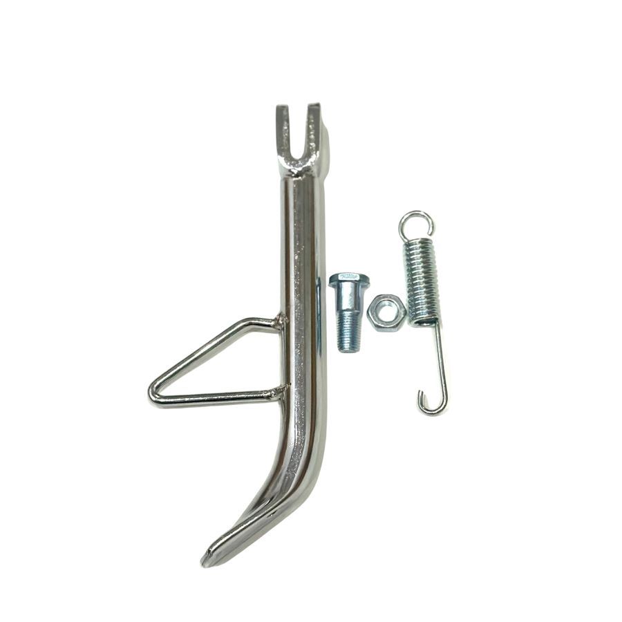 Chân Chống Nghiêng Inox Xiken Và Đen (Kèm Ốc & Lò Xo) – Gắn Dream, Wave, Sirius, RS – Hàng Cao Cấp