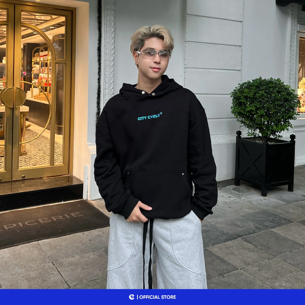 Áo hoodie nỉ bông boxy nam nữ mùa đông Local Brand Chính Hãng City Cycle Áo hoodie Fit To Chill